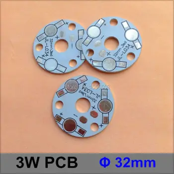 

20 Pcs/lot LED 3W Aluminum Plate Round 32mm LED High Power PCB Heat sink Plate Circuit Base Board For 3W LED Lamp