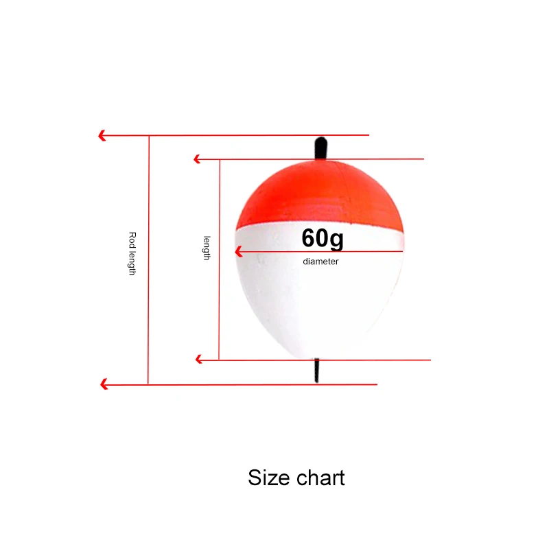 Набор поплавков для рыбалки 0,8 г-60 г поплавок для морской рыбы с палочками аксессуары для рыболовных снастей 15 шт. 10 шт. 8 шт. 6 шт. в наборе