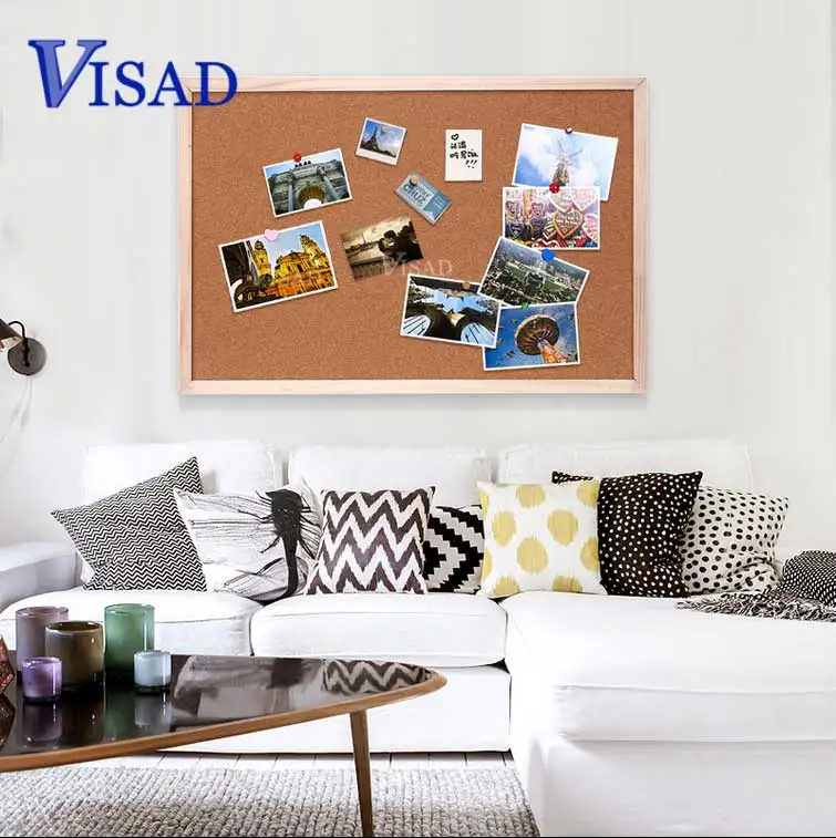 Cork Board brown Bulletin Cork Message notice board 12mm 45*60cm home frame photo Board