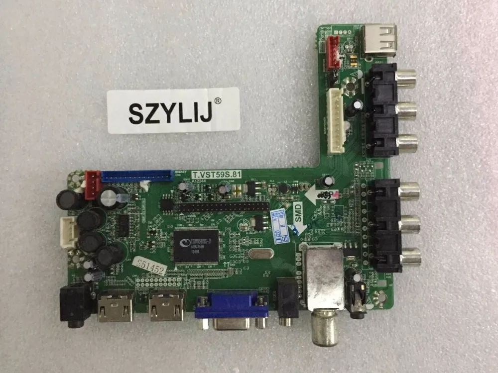 SZYLIJ 26-65 дюймов ЖК-телевизор драйвер платы Универсальный материнская плата ST59S-F5H т. VST59S. 81 пятно