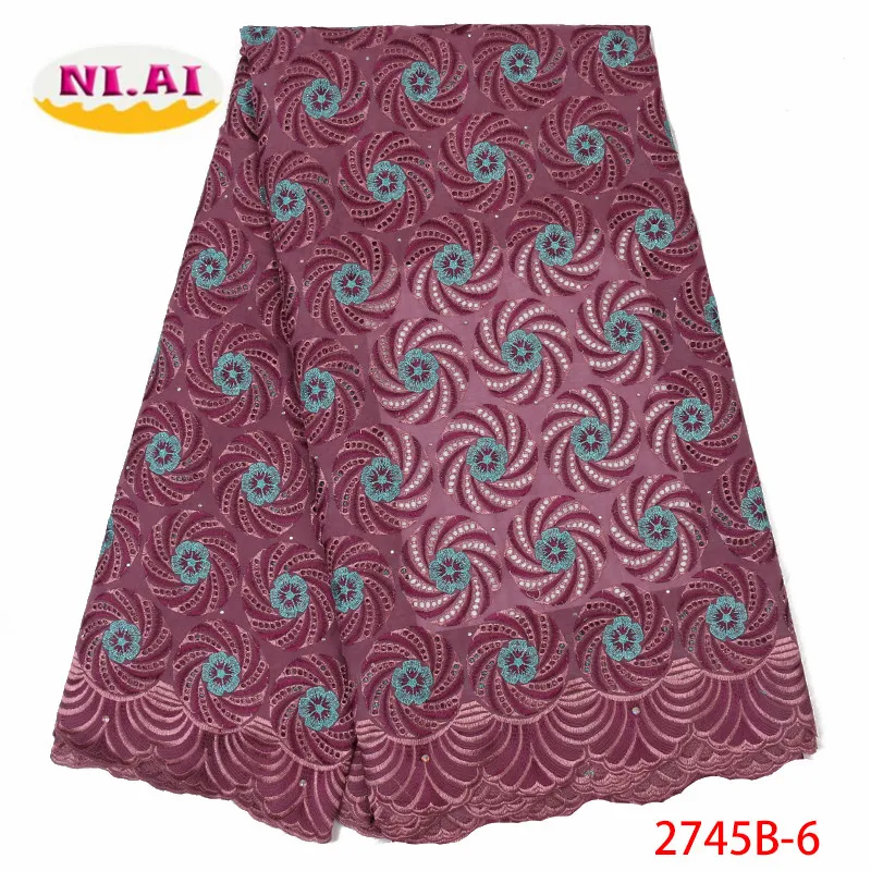 

African Lace fabrics Swiss Voile Lace 2019 High Quality Lace Swiss Voile Lace in Switzerland For Wedding Dress XY2745B-3