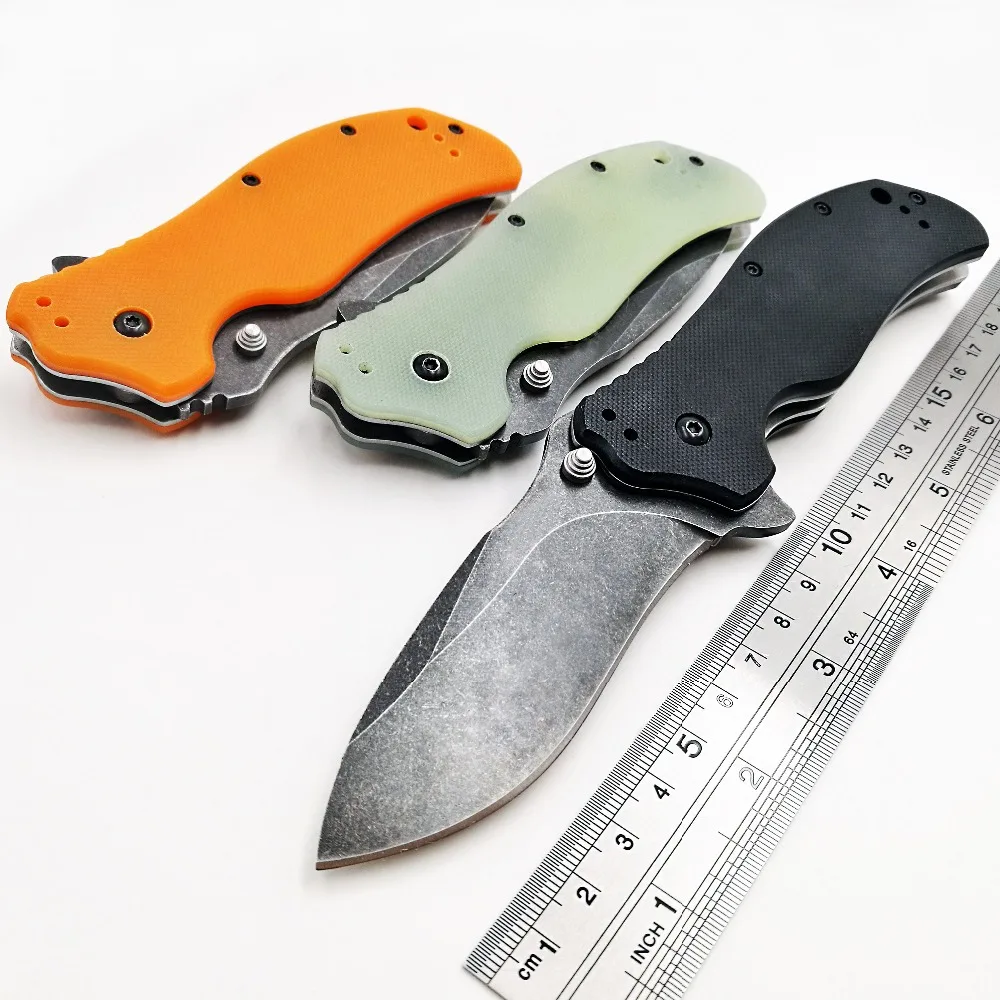 

JSSQ Bearing Folding Knife S30V Blade Flipper Tactical Pocket Knives Camping Hunting Survival Knife Multi EDC Outdoor Tools OEM