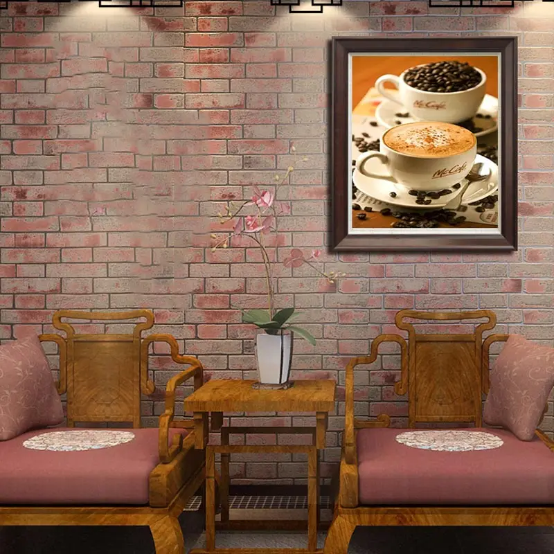 

30*40cm DIY 5D Diamond Painting Home Decoration Coffee Cup Crystal Mosaic Pasted Embroidery Cross Stitch Dropshipping FAS