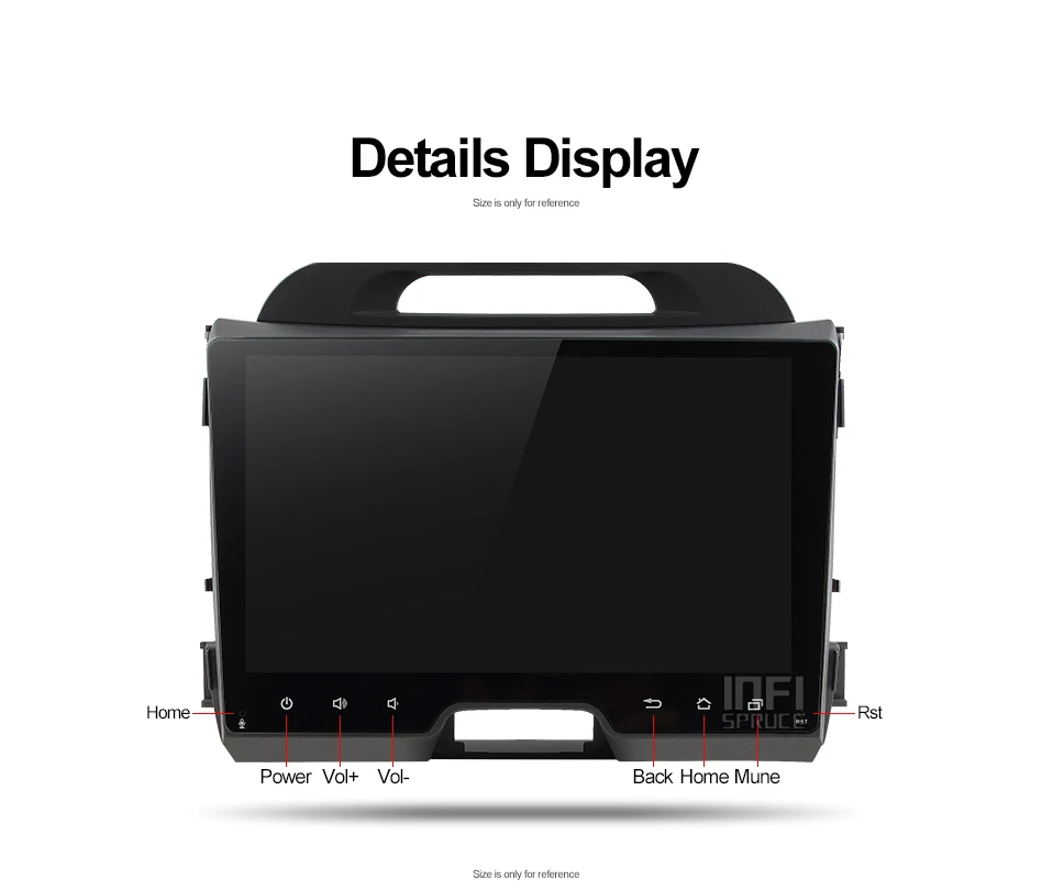Clearance Android 9.0 car dvd for KIA sportage 2007-2010 2011 2012 2013 2014 2015 with car radio stereo multimedia player 2 din navigation 22