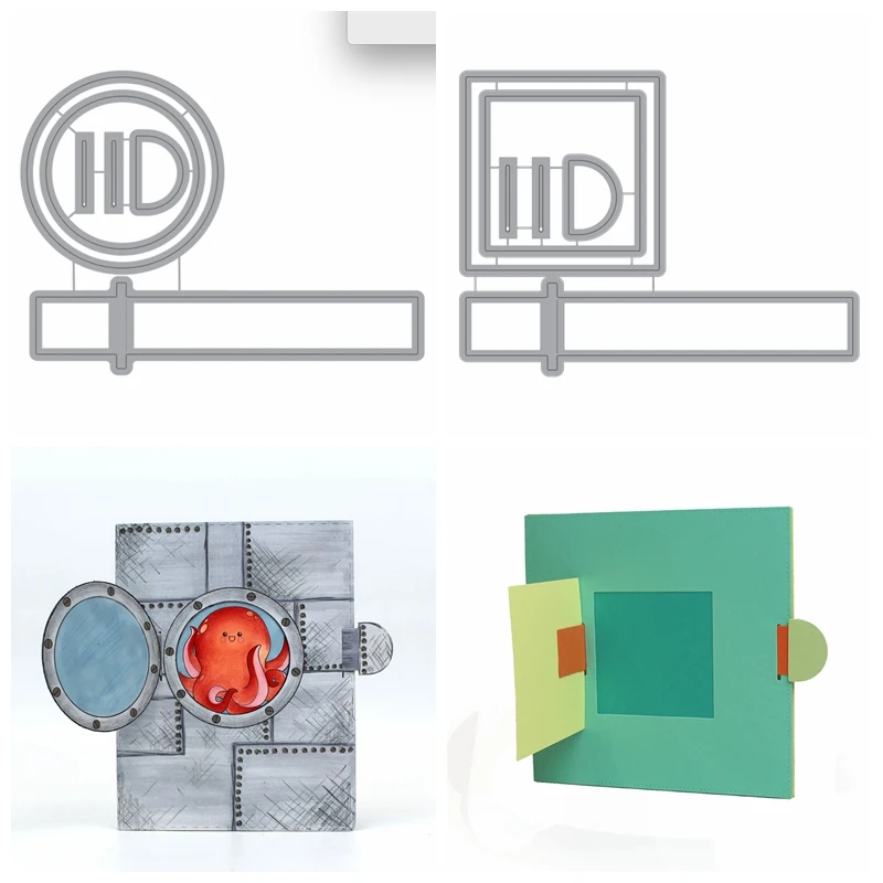 

Circle Square Pop-up Pull Frame Metal Cutting Dies Stencils For DIY Scrapbooking Decorative Embossing Craft Die Cuts Template