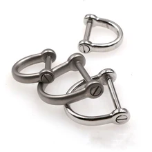 DIIY – porte-monnaie en cuir, 10 pièces/lot, boucle en cuir poli et fini mat, matériau solide en acier inoxydable