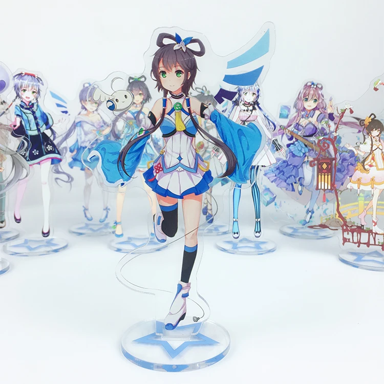 

All anime Luo Tianyi Cosplay Double Side Acrylic Stand Figure Model Plate Desk Decor