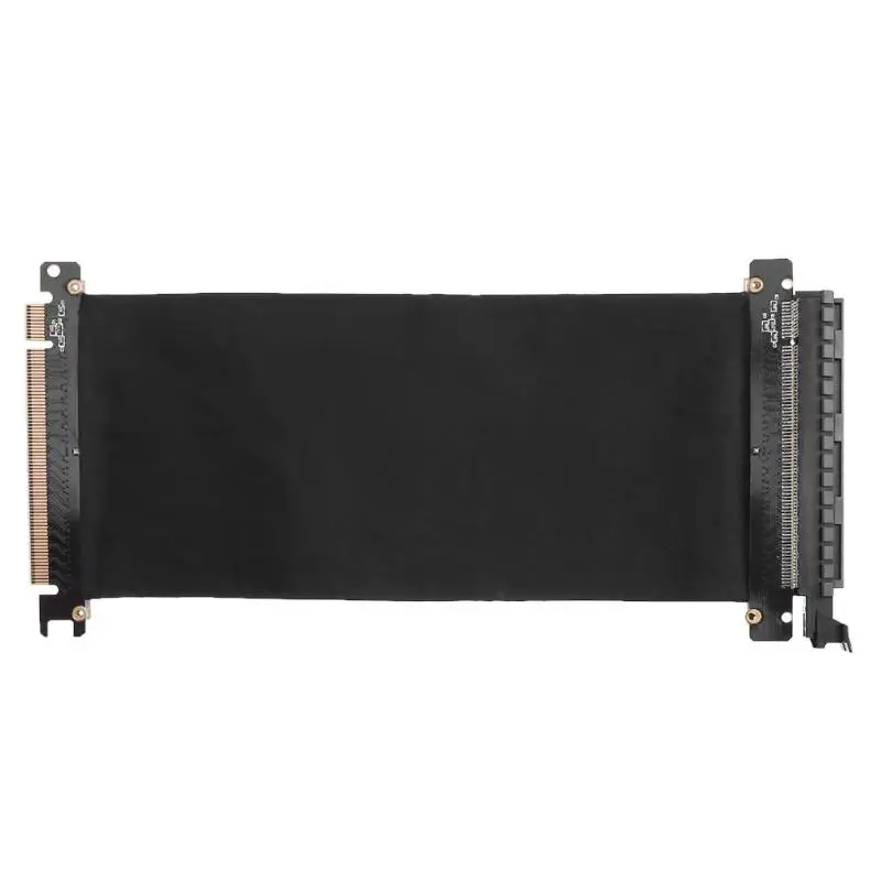 

PCI Express High Speed 16x Flexible Cable Extension Port Adapter Riser Card High-quality Transmission Stability with 24cm Line