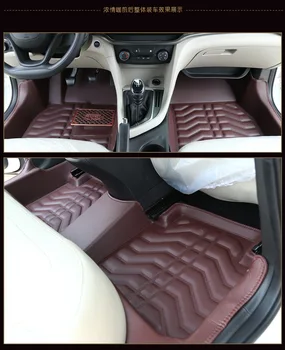 

Myfmat custom foot leather car floor mats for FIAT Palio Weekend Siena Perla Viaggio Ottimo free shippin new styling pads rugs