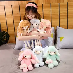 6 цветов 40 см симулятор пуделя собака кукла домашняя мебель плюшевые игрушки для подарки для девочек на день рождения