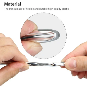 

Indoor Decorative Strip Anti-Collision U-Shaped Strip Edge Silver Accessories