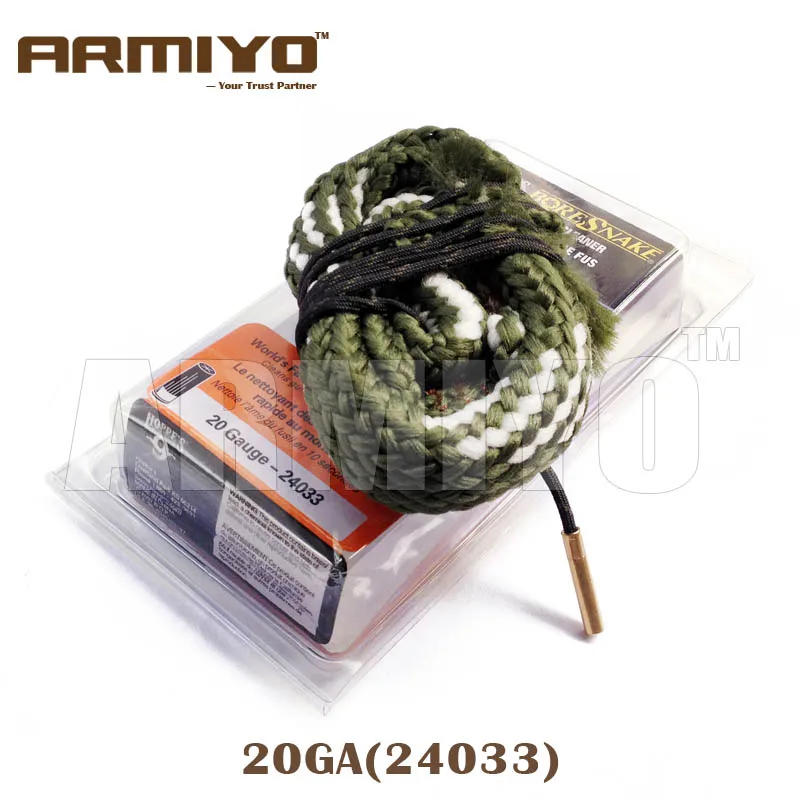 

Armiyo Bore Brush Rope 20GA 20 Gauge 15.6mm Shot Gun Barrel Snake Cleaning Sling Cleaner 24033 Hunting Accessories