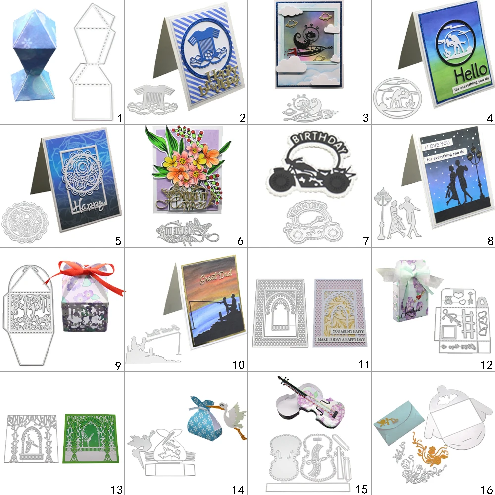 DIY Fairy Home Cutting Dies Metal Stencil Scrapbook Paper Card Album