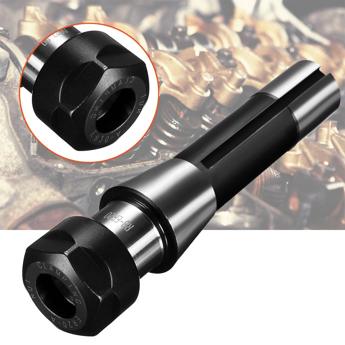 Buy R8 ER20 7/16 inch Collet Chuck Holder CNC Milling