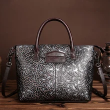 Высокое качество, настоящая воловья кожа, сумка через плечо, тисненая сумка для женщин, дизайнерская сумка для путешествий, сумка-мессенджер, натуральная кожа, сумки-тоут