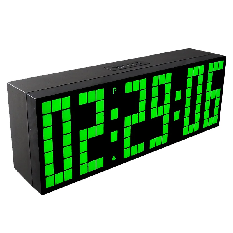 

KOSDA Large Big Jumbo LED Digital Table Wall Snooze Alarm Temperature Calendar Desk Atmos Clocks Countdown Timer Room Clock