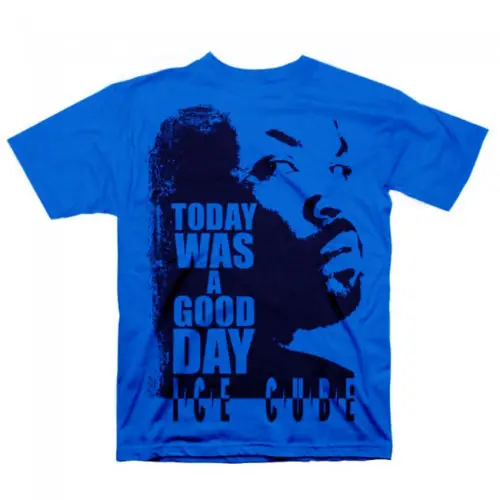 ICE CUBE - Today Was a Good Day (Blue) T SHIRT S-M-L-XL-2XL Brand New | Мужская одежда
