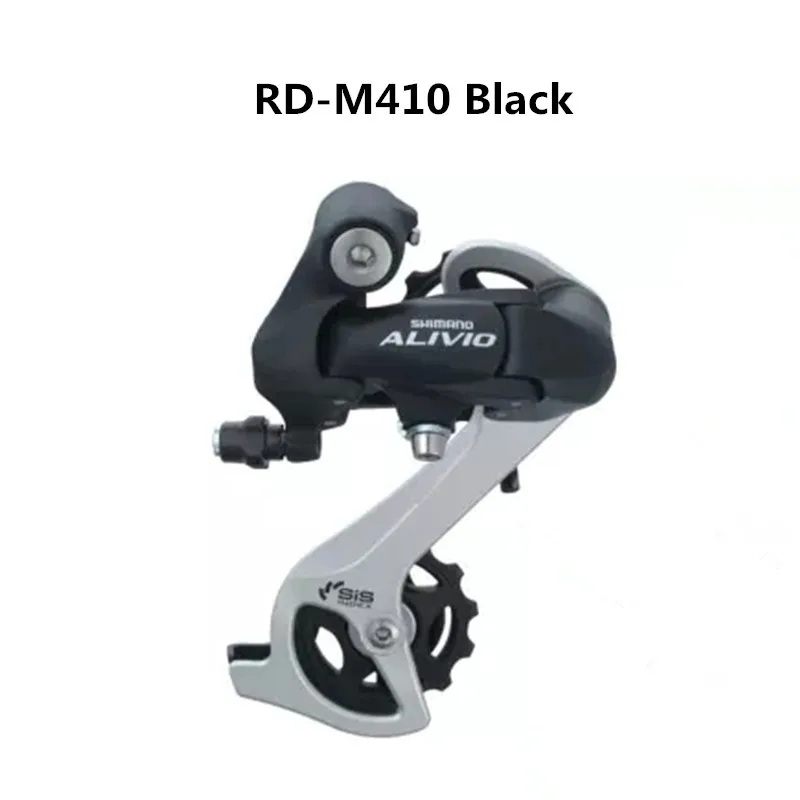 Катушки SHIMANO ALIVIO RD M310/360/M410 фотоаппаратов моментальной печати 7 S 8 S Скорость MTB задний переключатель передач велосипедный черный и серебряный - Цвет: RD-410 Black