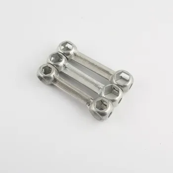 

50pcs Bicycle wrench Dog Bone Mini Pocket Hex Wrench 10-in-1 mountain bike bicycle cycling 6-15mm Free shipping