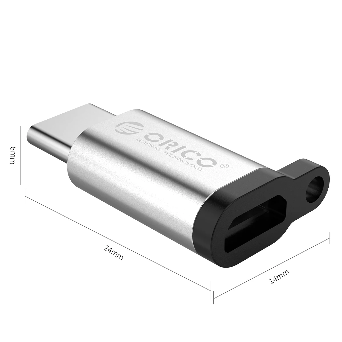 Адаптер ORICO type C-Micro USB с функцией OTG для зарядки и передачи данных Micro USB-type C для huawei Macbook