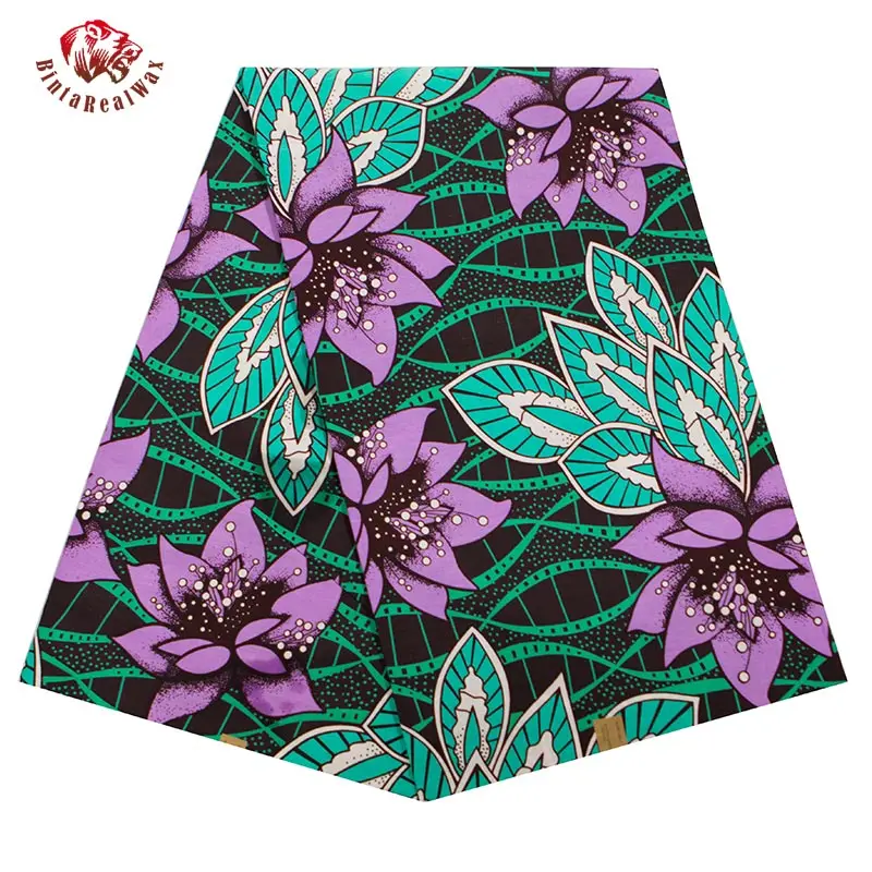 Последние Анкара африканские настоящие восковые принты ткань мягкий хлопок высокого качества африканская ткань 40fs1291
