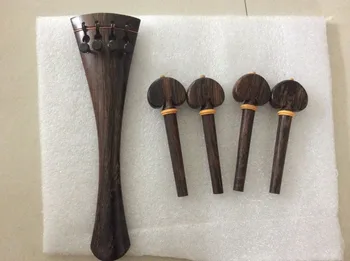 

Top grade cello tailpiece with pegs 4/4 rose wood one set of cello parts