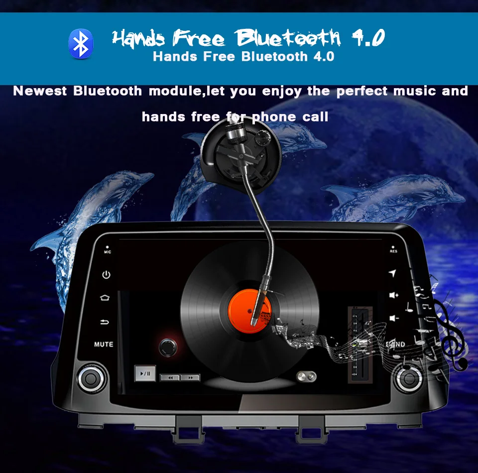 Top Auto Octa Core 4G+64G android 9.0 car Gps dvd for Hyundai Kona 2017 2018 Auto car radio video player gps navigation in dash 7