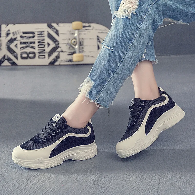 

Women Casual Shoes Trends Ins Female Flats Platform Spring Autumn