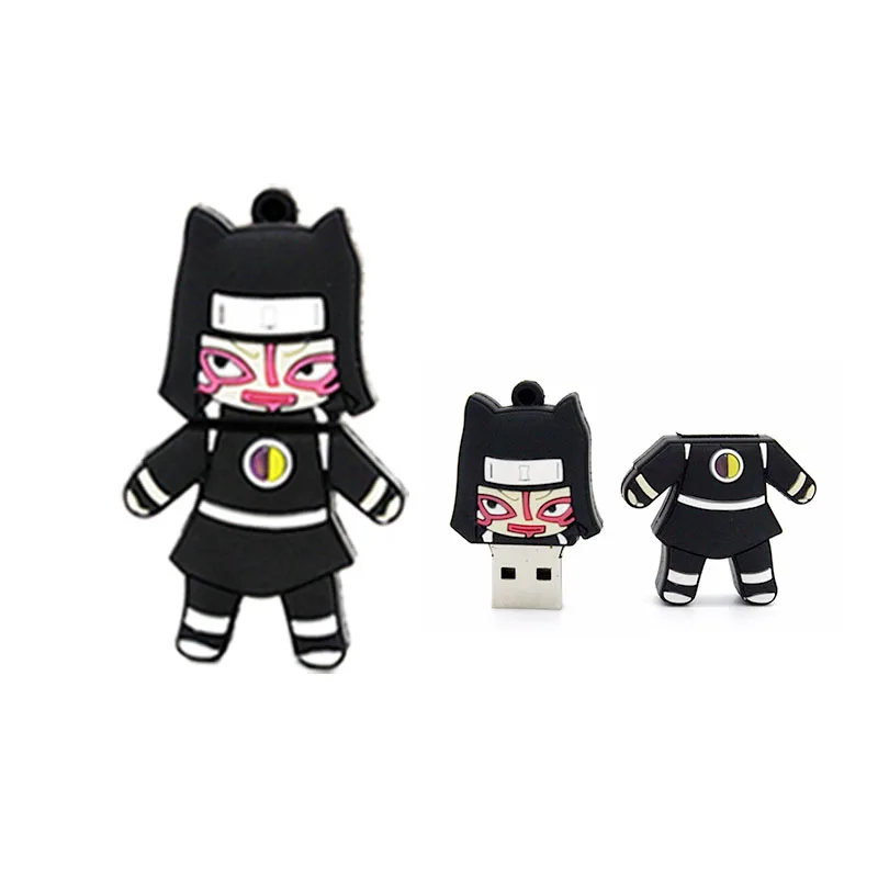 Мультфильм милый Naruto Саске ниндзя Флеш накопитель 64 Гб новый дизайн карту флэш