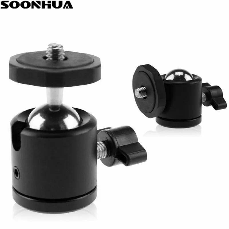Прочный вращающийся на 360 градусов мини шаровой головкой винт 1/4 &quotдля DSLR камеры