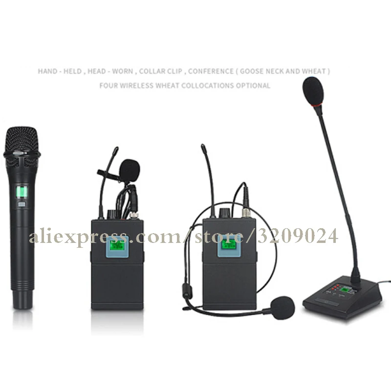 U-band Wireless Microphone 8 Channel True