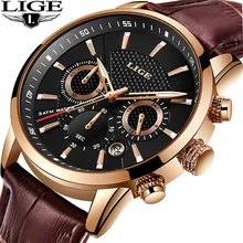 Reloje 2019 LIGE Men Watch Male Leather Automatic date Quartz Watches Mens Luxury Brand Waterproof Sport Clock Relogio Masculino relogio masculino lige men watch male leather automatic date quartz digital watches mens luxury brand waterproof sport clock box