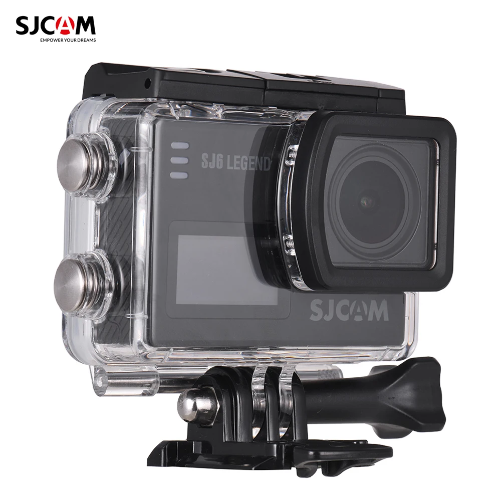 

SJCAM SJ6 Legend 4K/24FPS WiFi Action Camera 16MP with 166 Degree Wide Angle Support Gyro Stabilization External Microphone