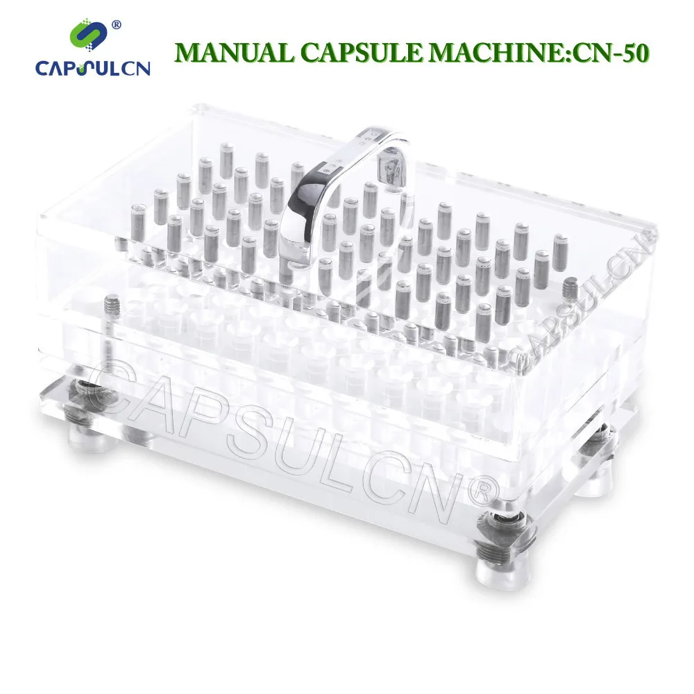 CapsulCN, CN-50CL Размер 3 ручной капсульный наполнитель/Капсульная машина, Легкая очистка