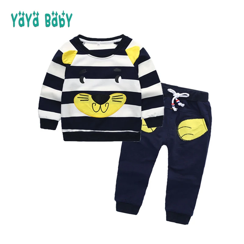 1 2 3 Year Boys Clothes 2018 New Cotton Casual Children Clothing Set