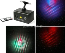 LED Twinkling Laser Light projector+LED waterwave effect lighting+remote Disco Party KTV bar stage Wedding laser show lights