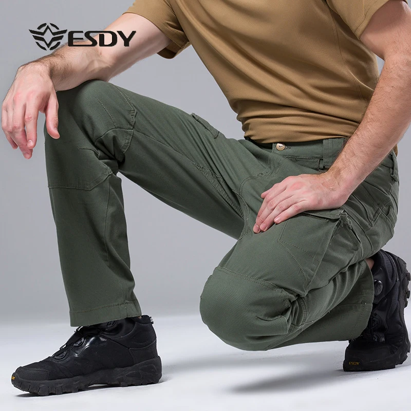 Esdy senderismo al aire libre impermeables pantalones largos hombres softshell pantalones a prueba de viento del deporte militar hombre trekking caminata pantalon homme Esdy senderismo al aire libre impermeables pantalones largos hombres softshell pantalones a prueba de viento del deporte militar hombre trekking caminata pantalon homme