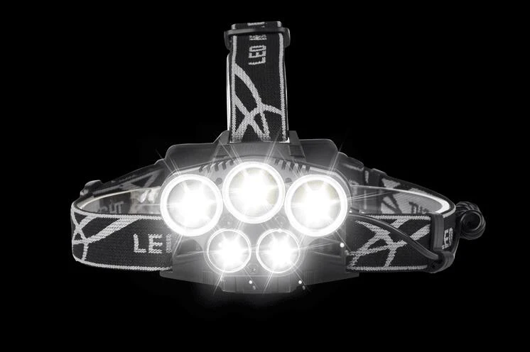 Налобный фонарь 3T6 + 2R5 5 светодиодов|led headlamp|cree led headlamphead lamp |