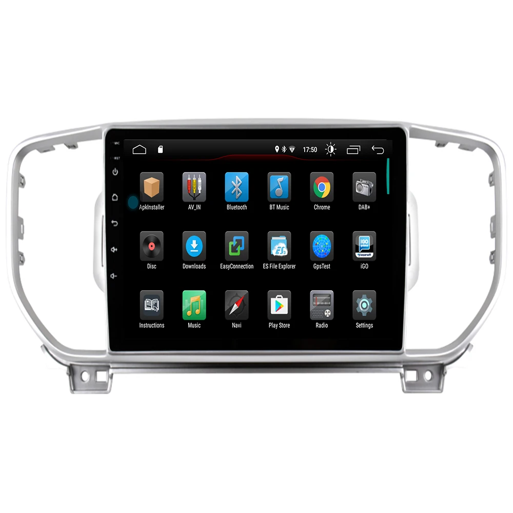 Top 2G+16G Android 9.1 Car Radio Multimedia Player GPS Navigator For KIA Sportage 4 2016 2017 2018 2019 KX5 Audio 2Din no DVD 1
