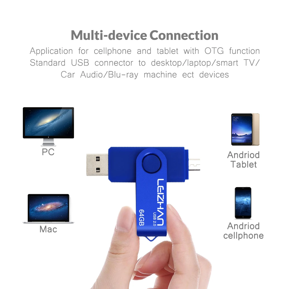 LEIZHAN 128 Гб OTG USB флеш накопитель 16 Флешка 32 4 ГБ 8 usb карта памяти Micro U диск 64 флешка|drive