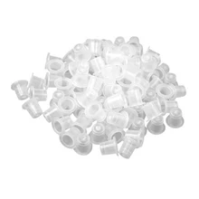 HTHL! 100 пластиковая чернильница для тату кепки горшки чистые и гигиенические