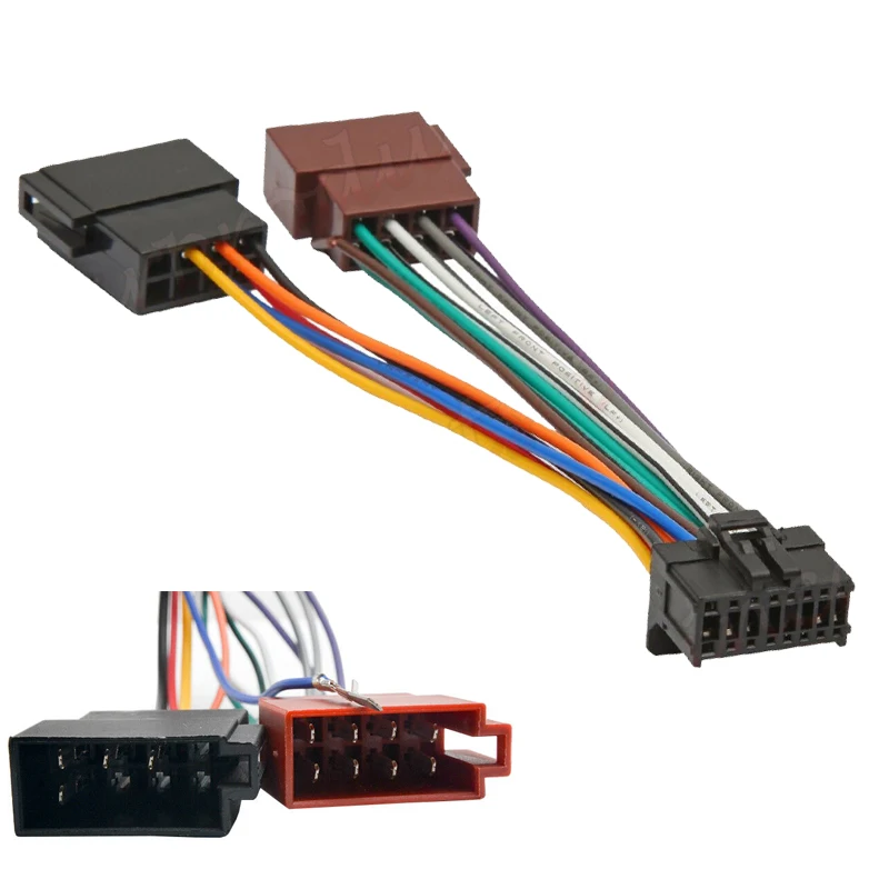 NEW 16 PIN Wire Plug Harness for PIONEER DEHX6500BT DEHX65BT DXT-2569UI 