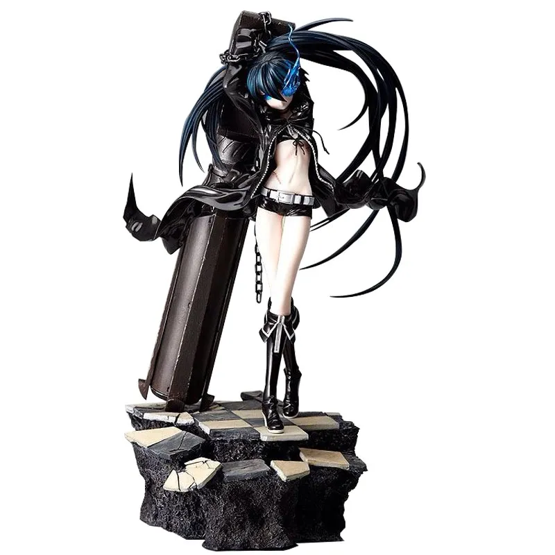 29cm Japanese Sexy Anime Figure Black Rock Shooter Dark Miku Teenager 