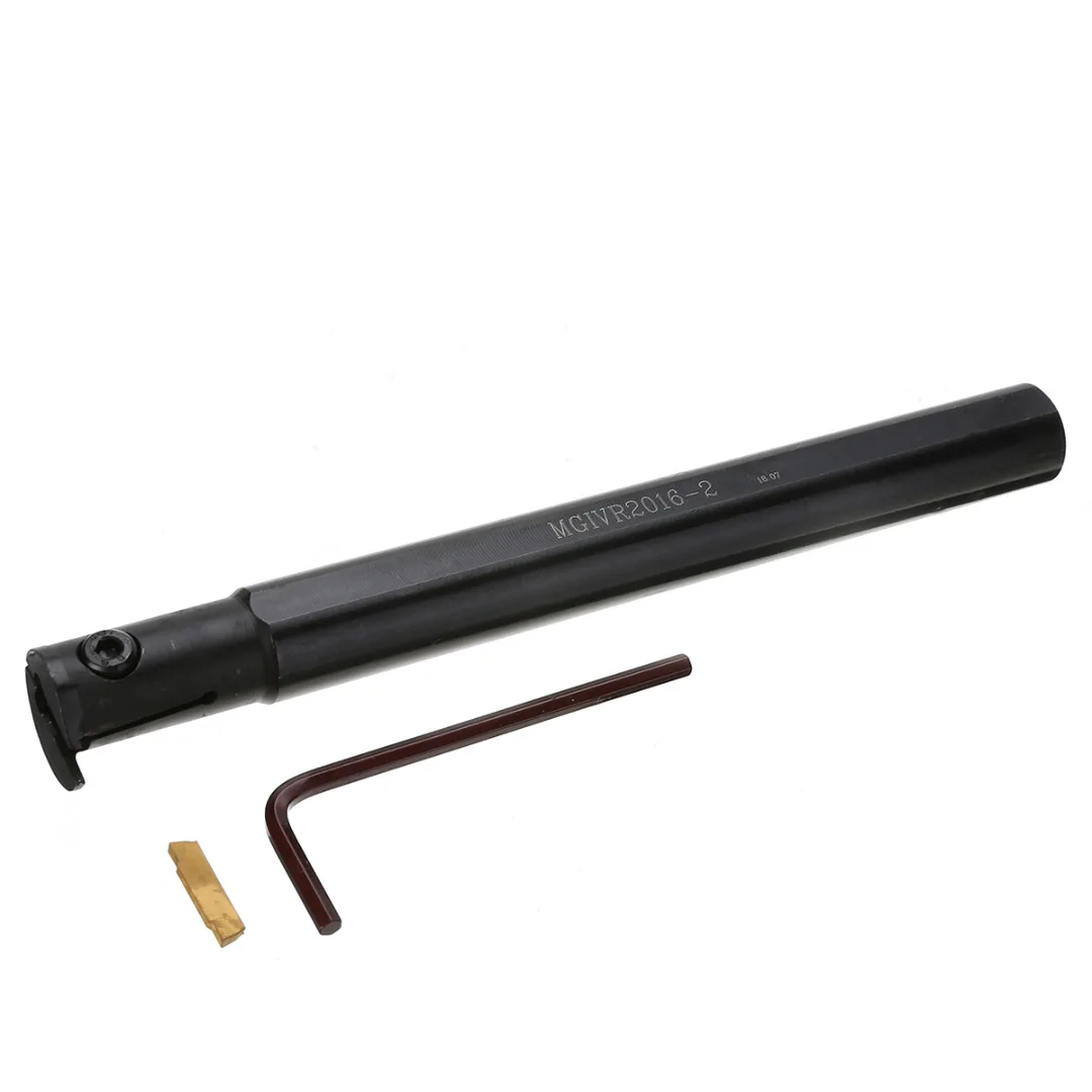 

1pc MGIVR2016-2 / MGIVL2016-2 Tool Holder Boring Bar + MGMN200 Insert with Wrench Lathe Turning Tool