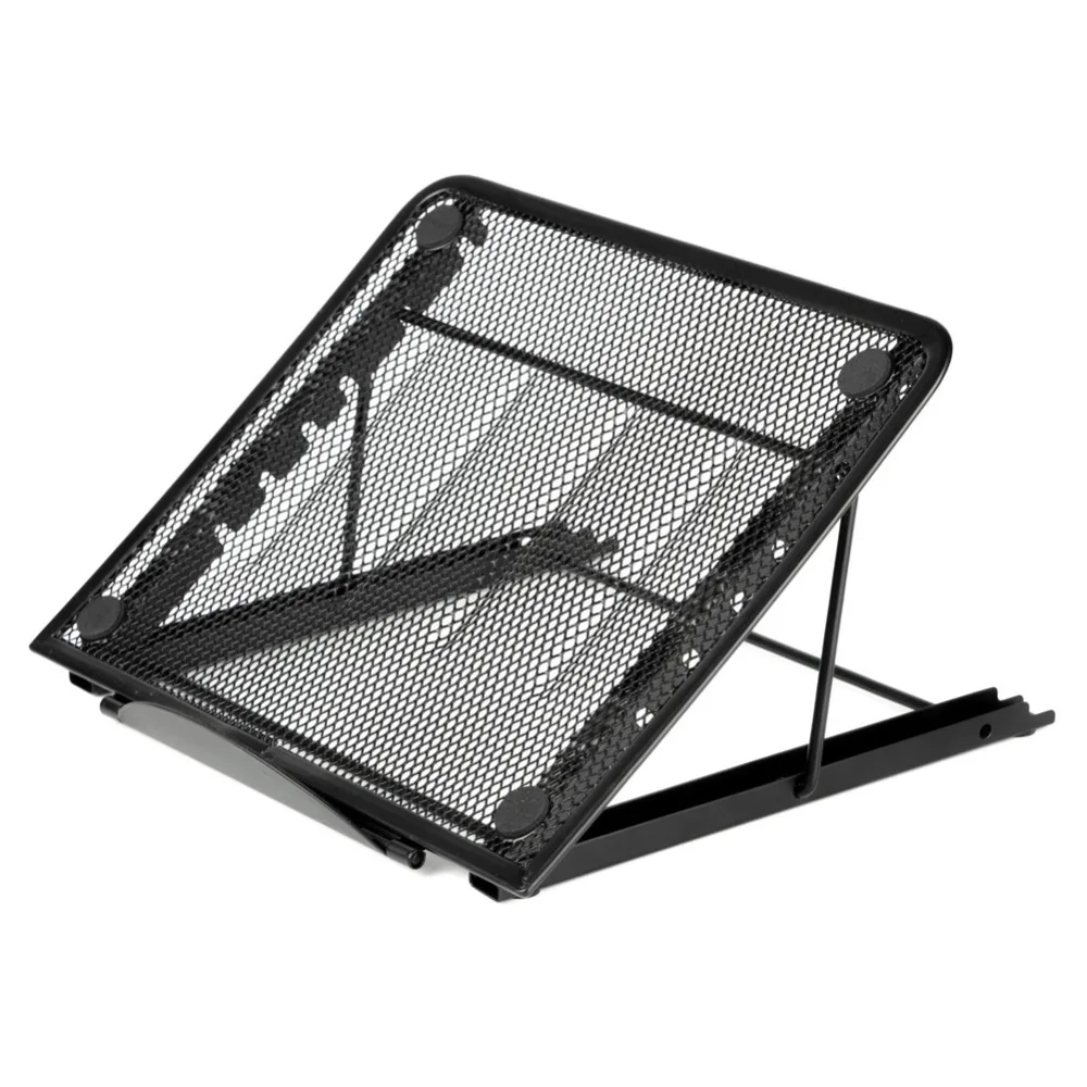

Mesh Ventilated Adjustable Stand for iPad /Tablet PC, Portable Foldable Desktop Holder for Gaming Sketching, Cooler for Computer