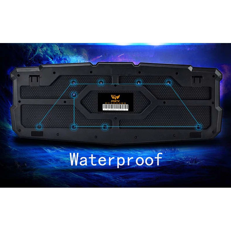 Wired Triple Color Backlit Illuminate Gaming Keyboard Gamer Backlight LED USB for Computer Desktop PC Computer & Office Brand Name: NoEnName_Null