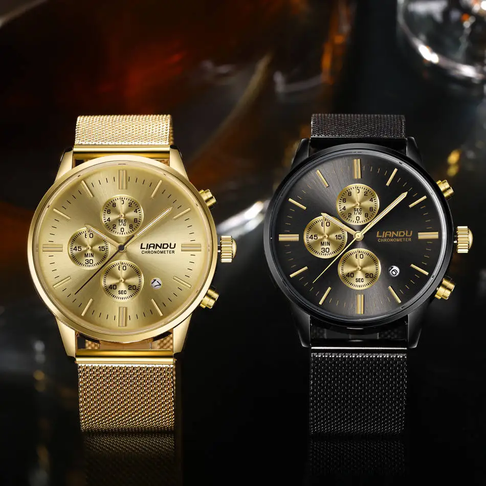 Zegarek Liandu Royal Oak złoty 6 IA2A1285