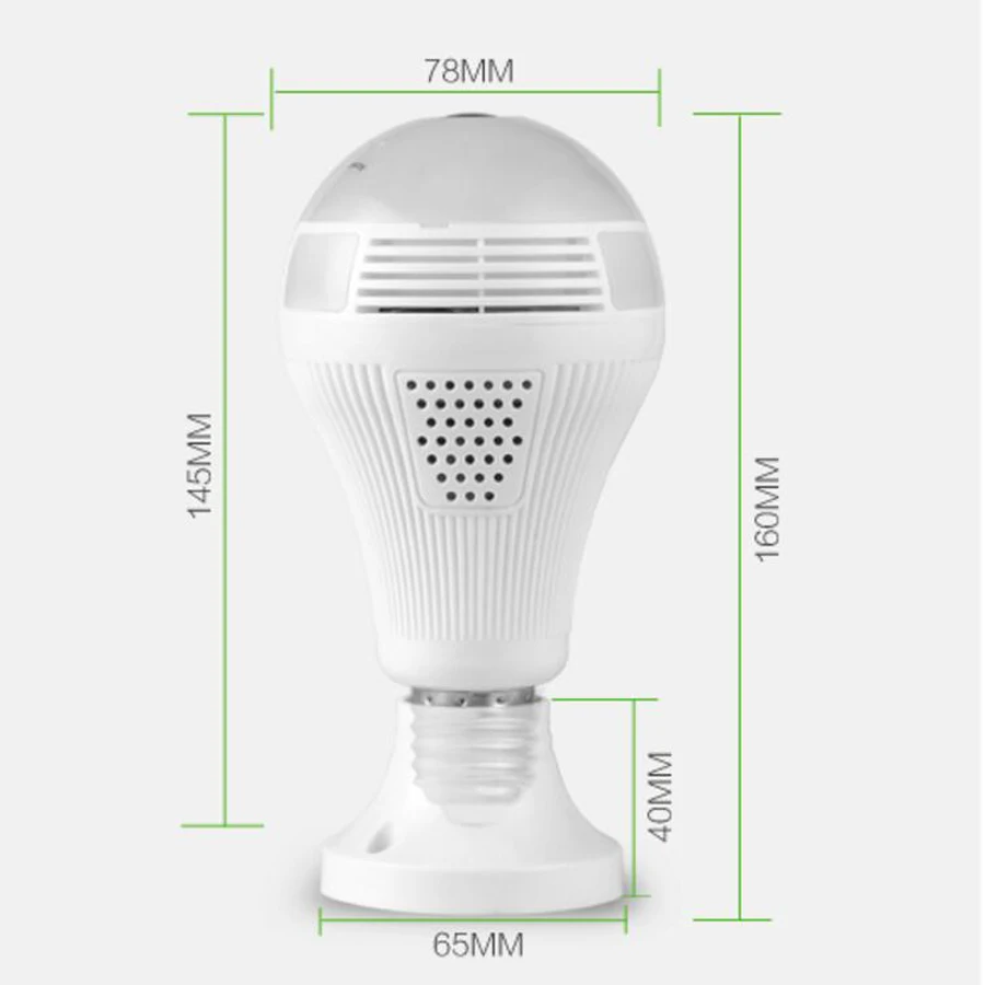 Рыбий глаз панорамная ip камера видеонаблюдения 1.3mp 1080p hd Cam 360 вид Wifi сетевая