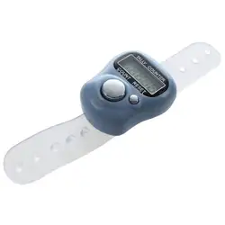 Светло-голубой чехол 5 цифр ЖК-дисплей электронный счетчик ручной подсчет