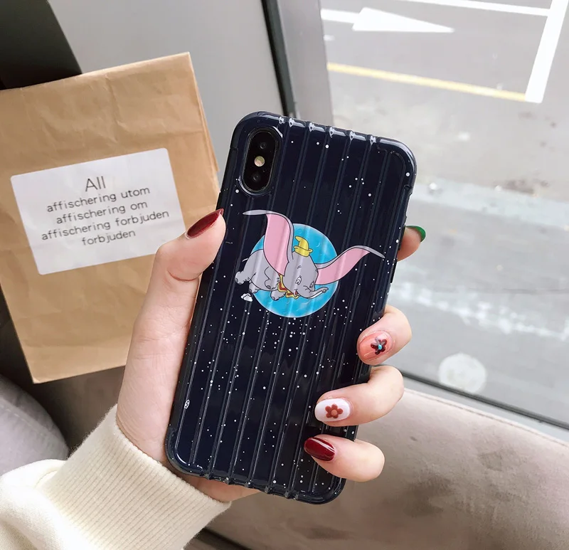 

For Starry Moon Flying Elephant xs max Apple X Mobile Shell iPhoneXr7/8plus Soft Case 6s Men and Women Mobile Shell